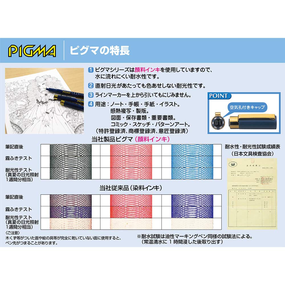 Sakura Craypas Pigma Black Complete Set of 12 BR Colors 003, 005, 01, 02, 03, 05, 08, 1, 2, 3, F,