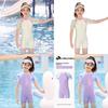 Childrens Swimsuit Girls Onepiece Hot Spring Swimwear With Chest Padding For Water Sports