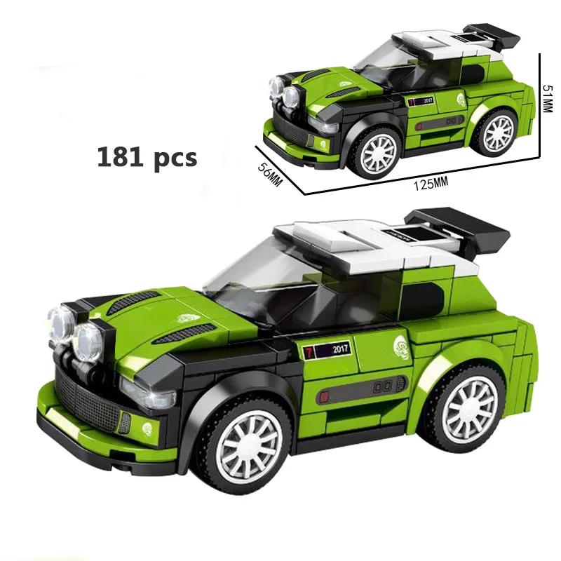 For Technical City Speed Champions Sports Car Racing Car Super Racers Figures Building Blocks Bricks Garage Toys Gifts Friends