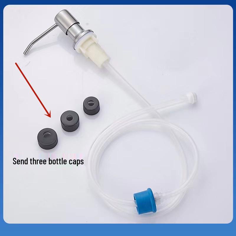 Stainless Steel Kitchen Sink Soap Dispenser with Extension Tube