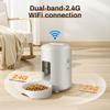 2L Pet Feeder Timing Smart Automatic Dog Pet Feeder For Cats Dog Button WIFI APP CameraIntelligent Dry Food Dispenser Dog Bowl