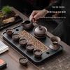 Chinese White Porcelain Kung Fu Tea Set with Tea Tray