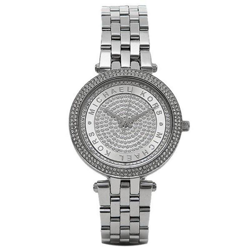 Женские кварцевые часы Michael Kors MK3476 Mini Slim Runway серебристого тона серебряный
