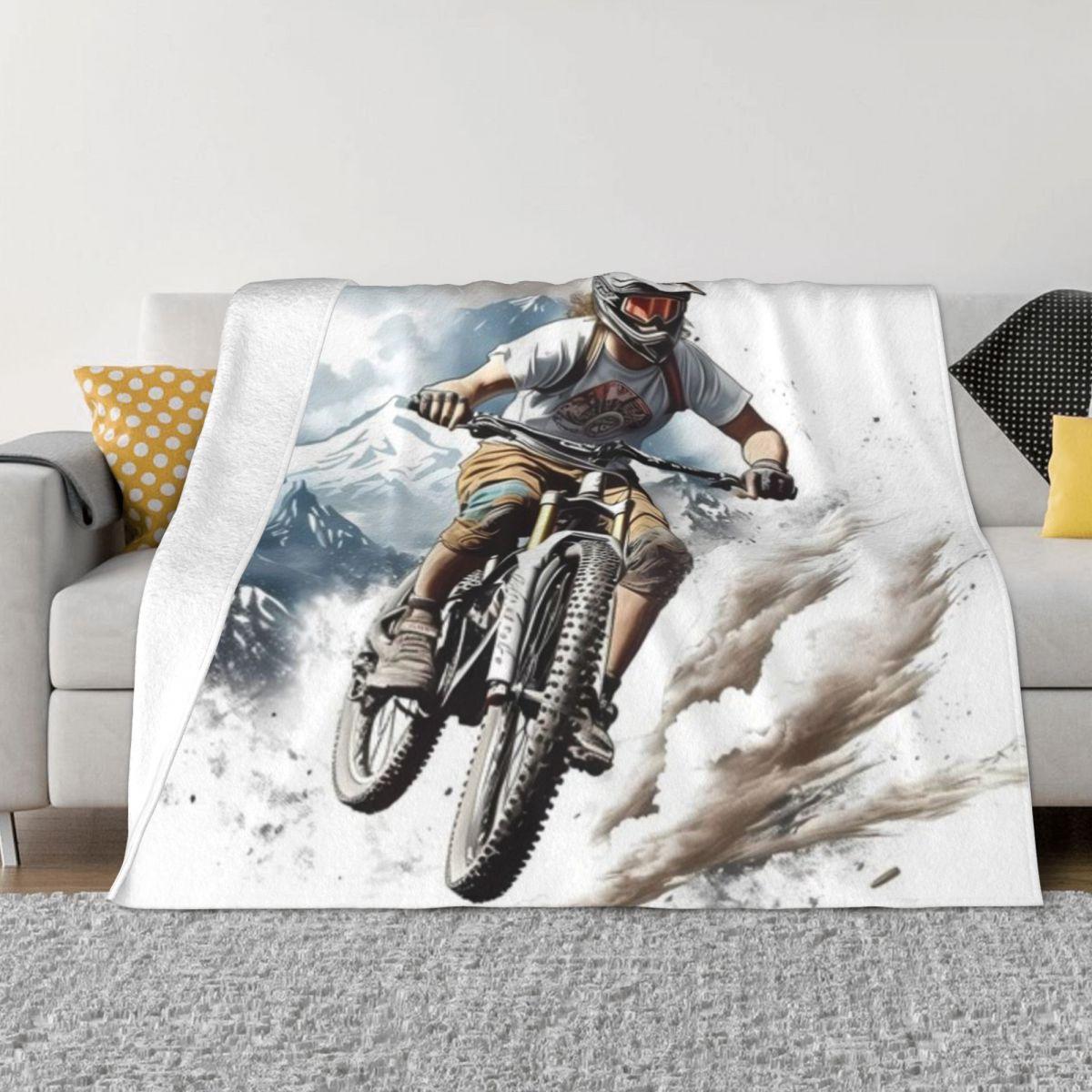 

Fabio Wibmer Mountain Bike Riding Custom Travel An Ultra-Soft Micro Fleece Blanket 50x60in