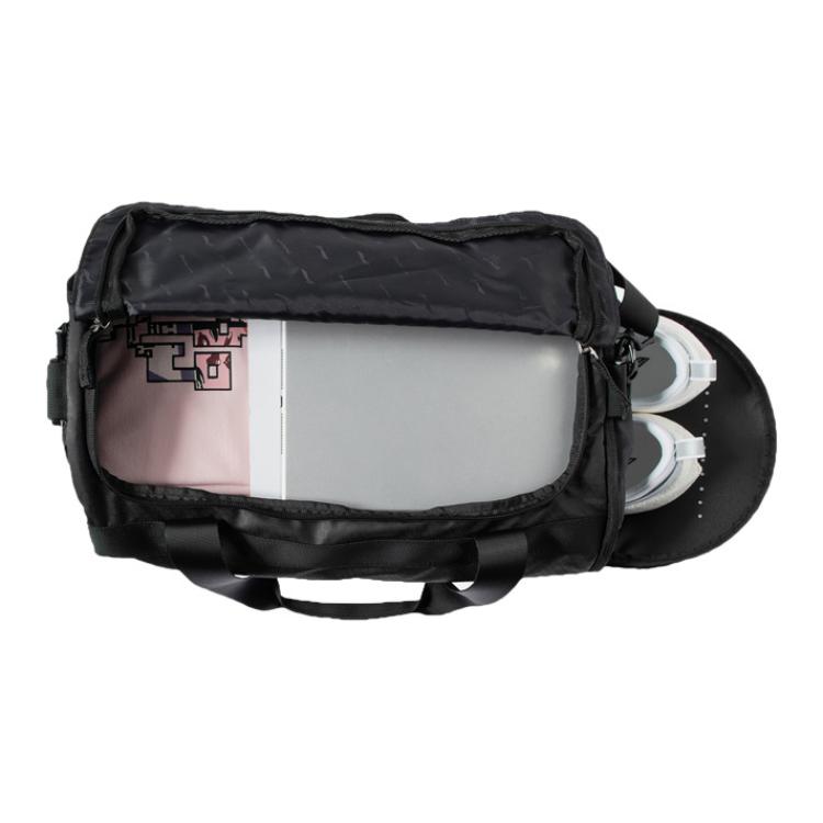 New LiNing Training Series Polyester Travel Bag, Handbag, Shoulder Bag, Crossbody Bag, Gym Bag Regular Unisex Pure Black ABLS119-2