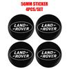 for Land Rover Defender 90 110 Discovery 2 4 Freelander 1 Evoque 4pcs 56mm Car Wheel Hub Center Caps Rim Cover Badges Sticker FG4