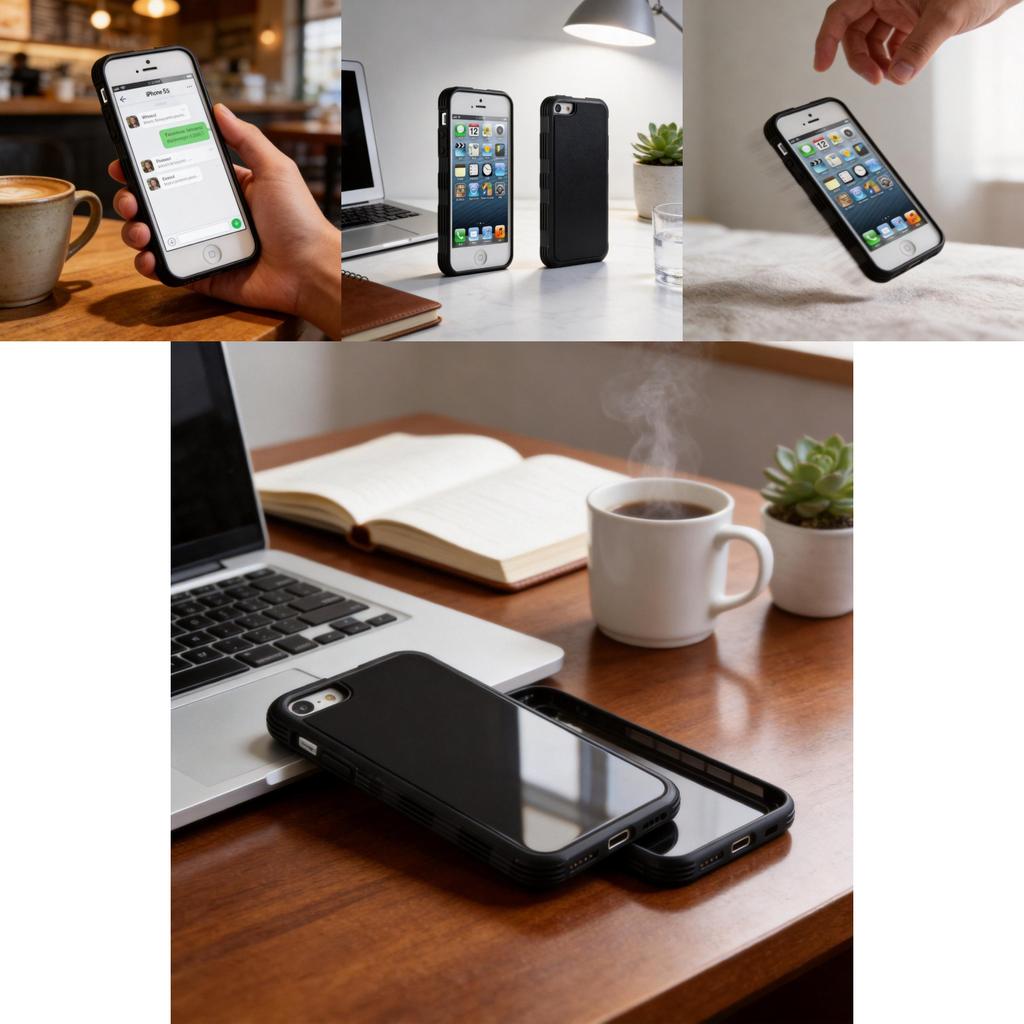 Tpu Antigravity Nano Technology Phone Case For Iphone5 And 5s With Shockproof Protection