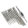 11Pieces Mini Tap and Wrench Set High Hardness Steel for Precisions Internal Threading In Electronics and Machining