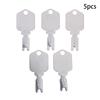 1/3/5Pcs For 166 186304 Forklift Key Heavy Duty Equipment Keys For Excavator Dozer Loader Backhoe Starter A214062 5133504