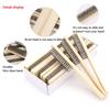 Wire Scratch Brush with Wooden Handle, Handle Wire Brush Set for Cleaning
