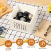 Coffee Filter Holder Wood Coffee Filter Storage Box Container Dispenser with Lid Large Capacity Bar Counter Organizer