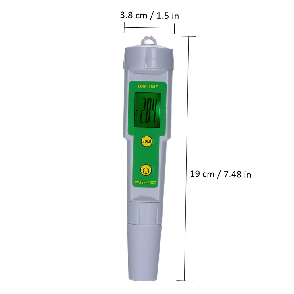 ORP Tester IP55 Waterproof Backlight Display Water Quality Tester for Drinking Water Hydroponics Aquarium Swimming pool