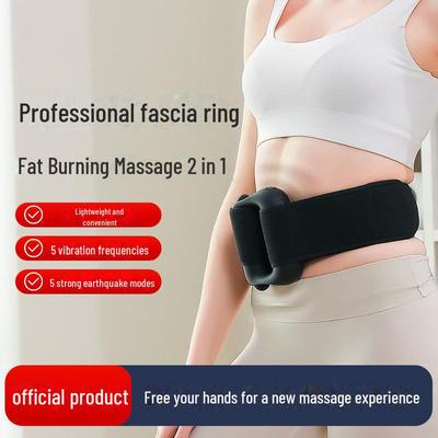 Faszienring, Fettverbrennung, elektrisches Nacken- und Schultermassagegerät – Mini-Vibrations-Muskelentspanner für Männer und Frauen