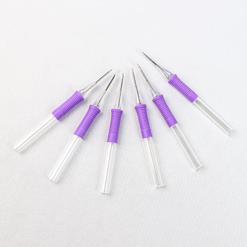 Crafts Durable Needle Knitting Weaving Punch Needle Threader Embroidery Pen Embroidery Tool Sewing Accessories 1pc