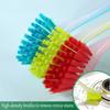 Multifunctional Cleaning Brush, Vertical Suction Cup Brush, Long Handle Kitchen Brush, Dishwashing Artifact, Plastic Pot Brush
