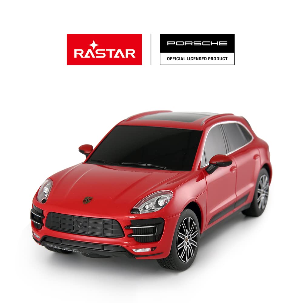 RASTAR Porsche Toy Car Porsche Macan RC Model Car 2.4GHz 124
