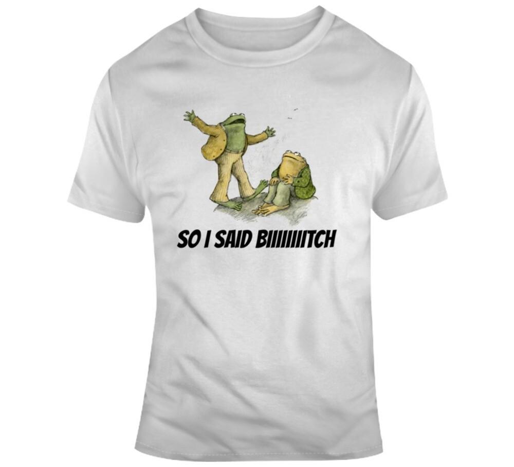 

Funny Toad and Frog So I said Bitch Key and Peele Parody Adult T Shirt S
