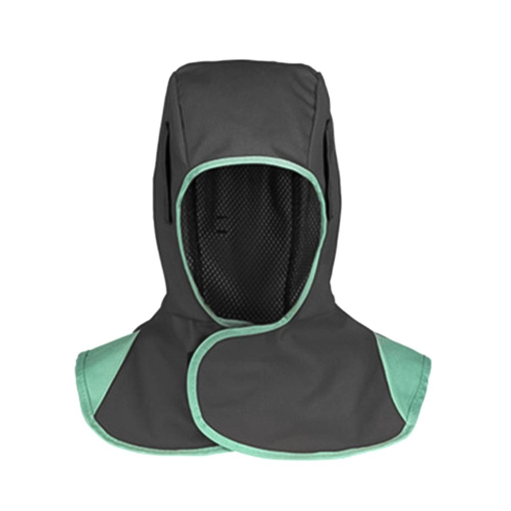 Fully Protective Welding Hood Washable, Breathable, Flame-Retardant Hooded Cap Splash-Proof and Dust-Proof Safety Helmet