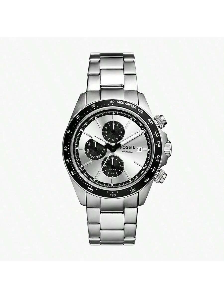 

Мужские часы-хронограф, винтажный гоночный стиль с тахиметрической шкалой, коричневый кожаный ремешок. Спортивный, но классический дизайн, BQ2873. серебряный