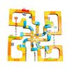 Electric Puzzle Magnetic Track Train Kids Cube Montessori Toy Construction Tracks Brain Development Learn Set DIY for Kid Friendly Entertaining Fun