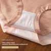 Damen Frühling und Herbst Farbe antibakteriell reine Baumwolle Schritt hautfreundlich atmungsaktiv mittelhoch geschnittene nicht kratzende Slips