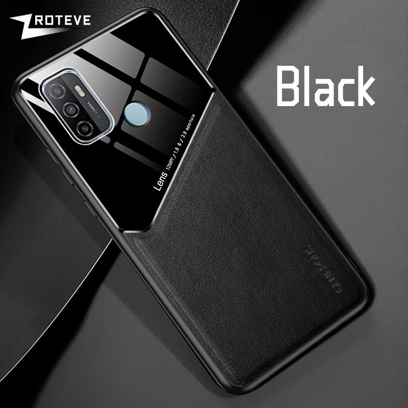 

Для OPPOA53S чехол PU кожаный автомобильный магнитный жесткий чехол для ПК для OPPO A53 S A53S A33 A32 A11S OPPOA53 OPPOA33 чехлы для телефонов For OPPO A53