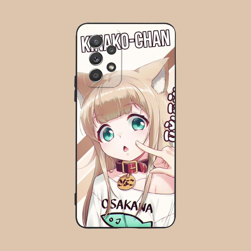 Anime Kinako Hara Mobile Phone Case for Samsung Galaxy A56 55 54 53 52 51 36 35 34 23 16 15 5G Colorful Cover Cover Pretty