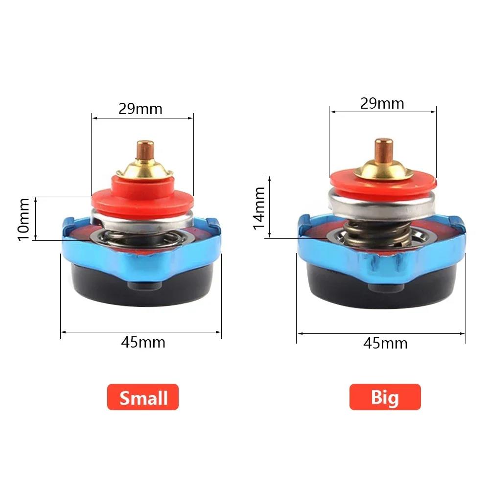 Car Motorcycle Styling Thermo Radiator Cap Tank Cover Water Temperature Gauge with Utility Safe 0.9 Bar/ 1.1 Bar/1.3 Bar Fuel Tank Caps3