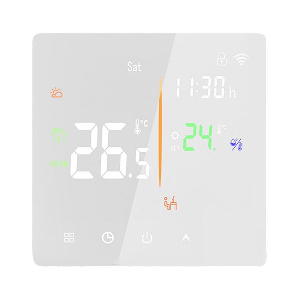 Digital Temperature Control Programmable Thermostat Child Lock Feature Energy Optimization Digital Heating Thermostat