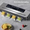Electric Vacuum Sealer Full Automatic Dry/Wet Built-in Cutter Kitchen Food Storage Sealing Vacuum Packaging Machine Small Sealer