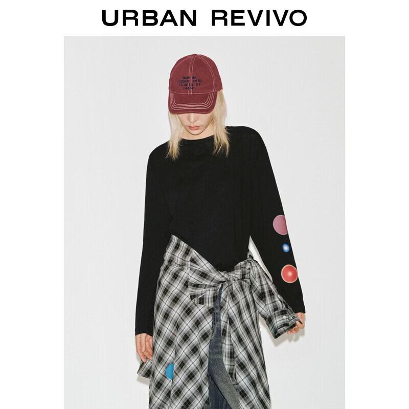 

UR Crying Center Collaboration Women s Polka Dot Long-Sleeve T-Shirt S