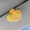 Car Mounted Glasses Clip Multifunctional PU Leather Sunglasses Clip Car Sunshade Card Storage Ticket Clip