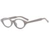 Cat's eye nerd glasses women's new fashion versatile street shot flat glasses European and American retro oval glasses frame