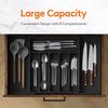 Retractable Kitchen Drawer Organizer - Adjustable Cutlery & Utensil Storage Box with Dividers