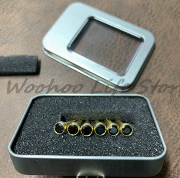 

Acoustic Guitar Copper Bridge Pins Set with Extended Sustain Design Premium Durable Accessories for Guitar String Upgrade
