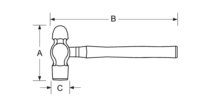 Bahco Ball Hammer NS506700 Non-Sparking