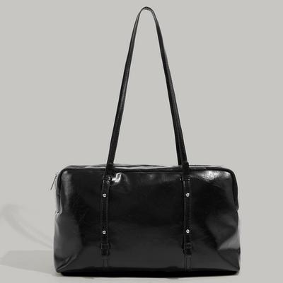 Women's Bag New Retro Underarm Bag Large Capacity Commuter Bowling Bag Niche High-End Feel Single Shoulder Handbag Trendy