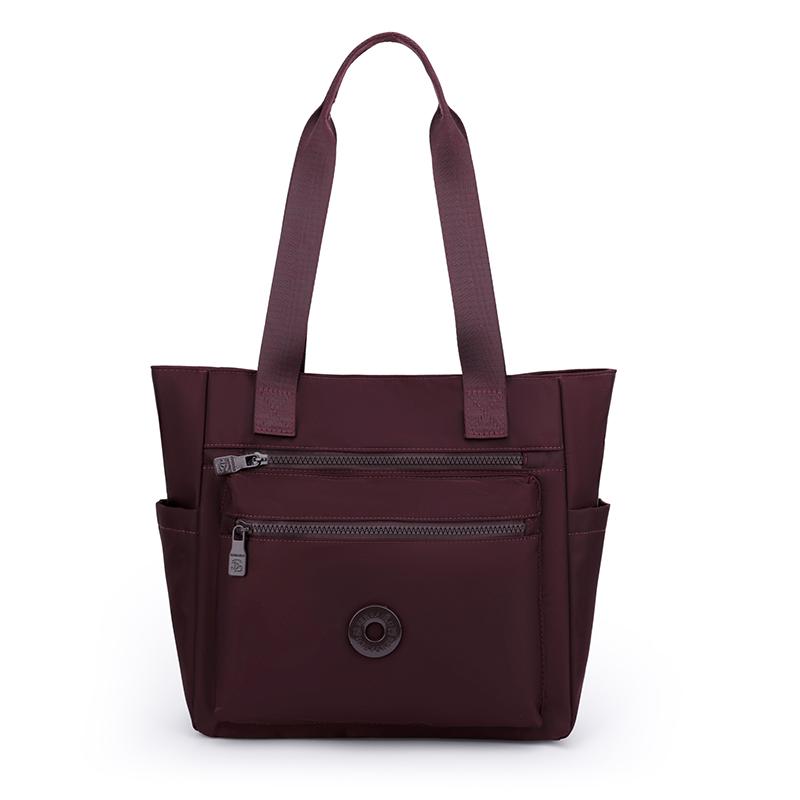 Women's Bag Multi-Color Shoulder Bag Lightweight Nylon Bag Large Capacity Multi-Pocket Handbag