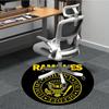 1pc Ramones Seal Office Round Area Rug, Under Office Chairs Bedroom Living Room Home Decor a1022347