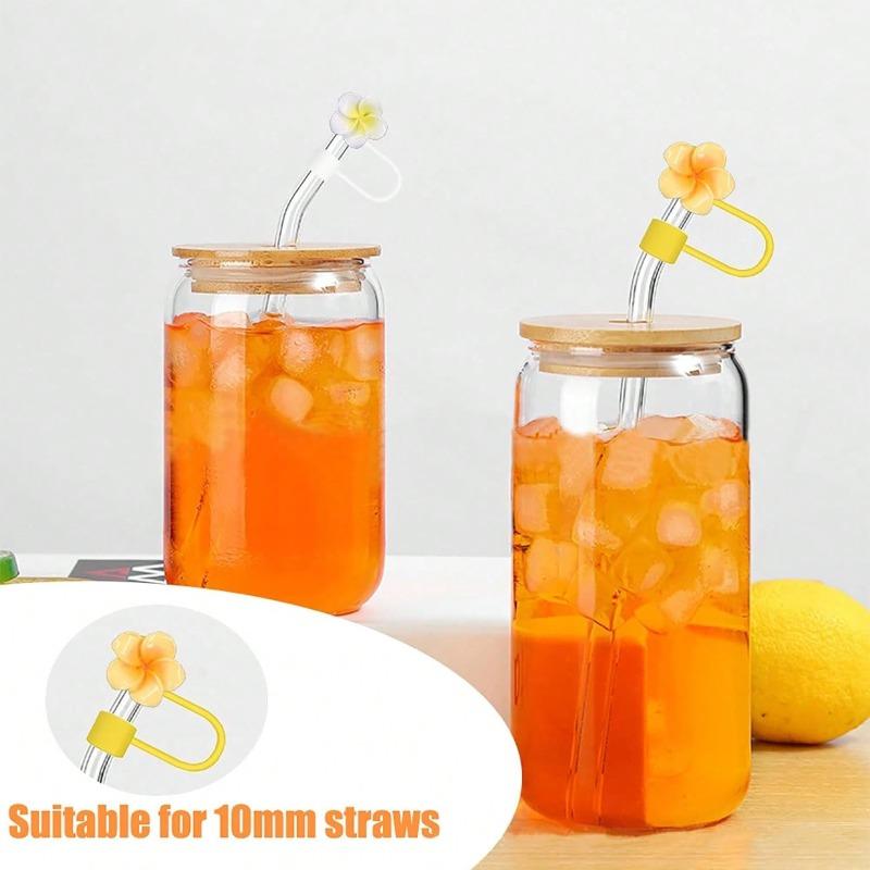 Silicone Cap Straws, Compatible Cup Accessories, Cute Funny Tumbler Straw Toppers Accessories, Kitchen, Christmas Gift, School Supplies