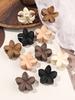 10Pcs Flower Claw Clips Small Matte Tiny Hair Clips for Women, 1.2" Mini for Thin Medium Hair, Cute Hair Accessories