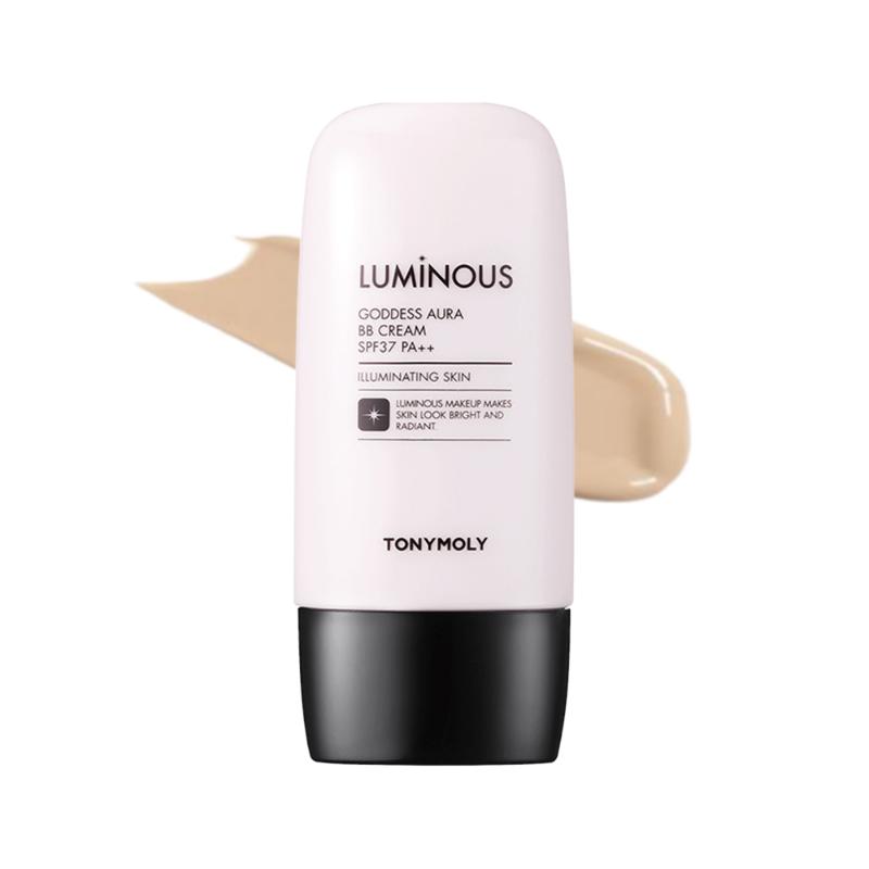 Tonymoly Luminous Goddess Aura BB Cream SPF37 PA++ | Instant Glow & Flawless Coverage | 45g (2 Shades Available)