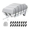 VEVOR Pontoon Boat Cover, 19'-20' Waterproof Trailerable Pontoon Cover, 800D Marine Grade PU Oxford Fabric, with Motor Cover