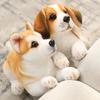 Simulation Dog Plush Toy Soft Stuffed Doll Adorable Kids Hugging Pillow Birthday Gift For Boys Girls