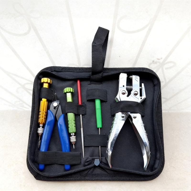 Professionelles Badmintonschläger-Ösen-Aufweitwerkzeug-Set Mit Metall-Kunststoff-Konstruktion Für Präzisen Saitenschutz