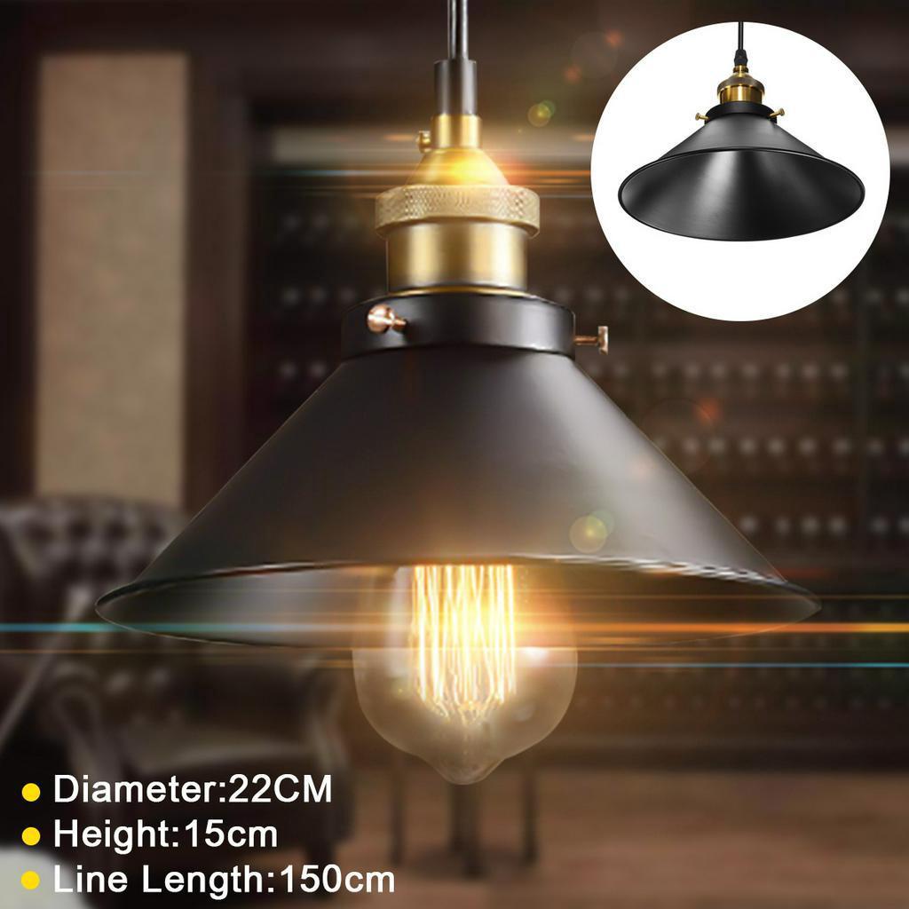 Nordic Vintage Pendant Light Loft Hanging Light Fixtures Retro Industrial Lamp Edison Bulb for Dining Room Kitchen 110V-265V