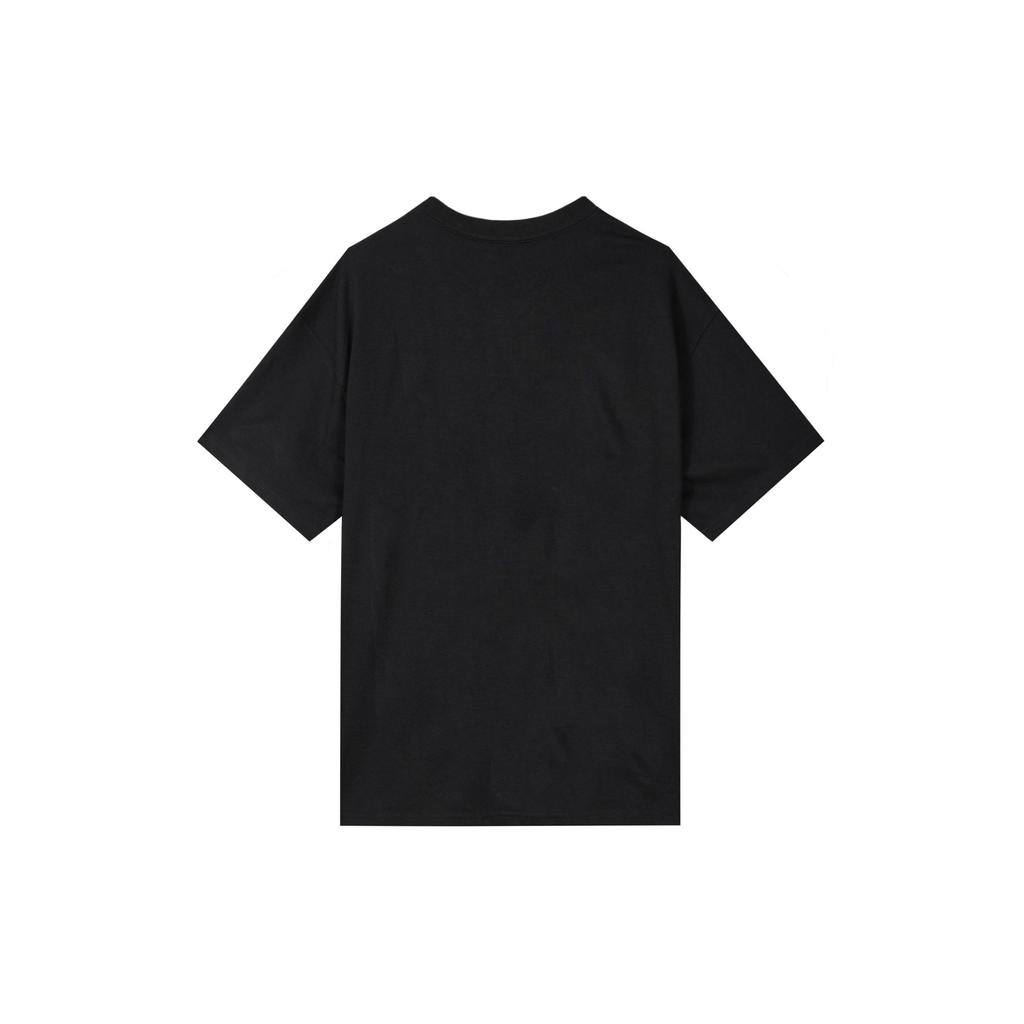 Nike T Shirts Men's Black Crew Neck Moderate Straight Fit DQ1816-010