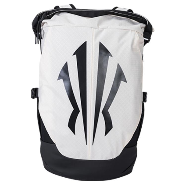 Anta Lightweight Design Zipper Closure Fabric Backpack Unisex Backpack White 192421155R-2 White