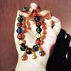 Handcrafted Enamel Beaded Bracelet With Mythical Beast Charm Bohemian Style Unisex Jewelry Travel Gift