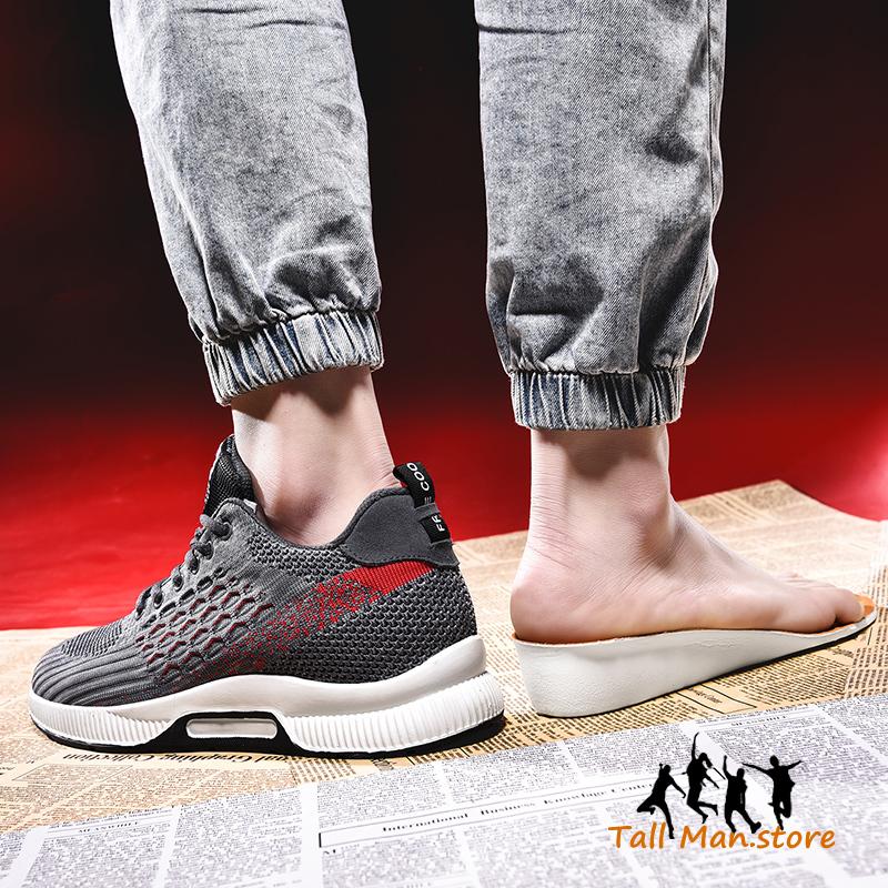 Men Sneakers Heightening Shoes Elevator Shoes Height Increase Shoes Insoles 6Cm Man Daily Life Height Increasing Shoes